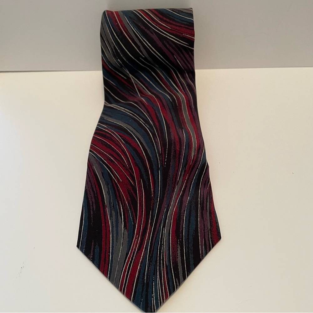 Vintage Towncraft Tie Abstract Polyester